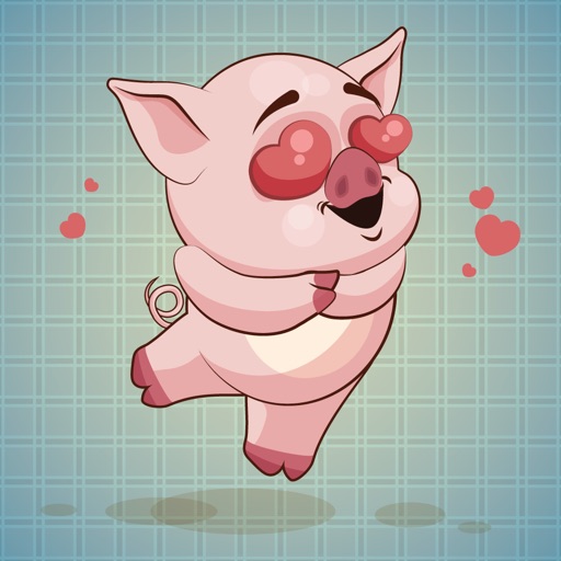 Sticker me: Funny Pig icon