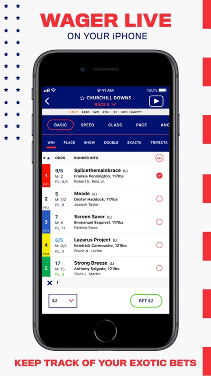 BetAmerica: Live Horse Racing
