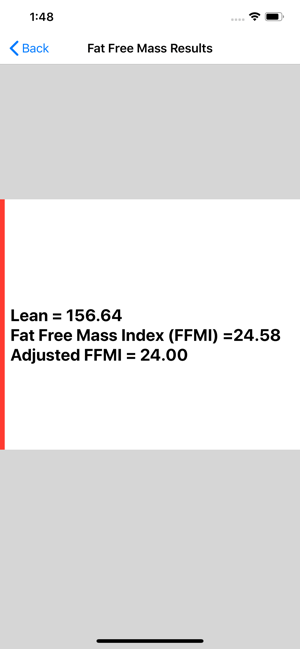 Fat Free Mass Index Calc(圖5)-速報App