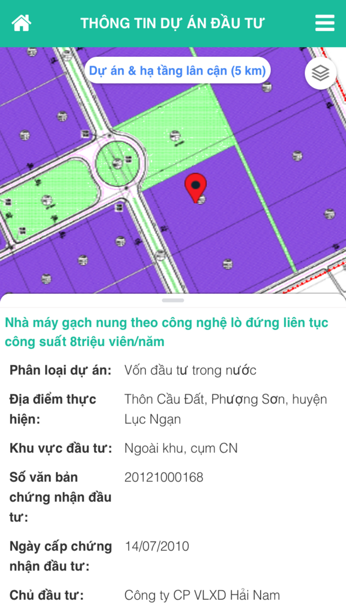 Bản đồ dng chung Bắc Giang