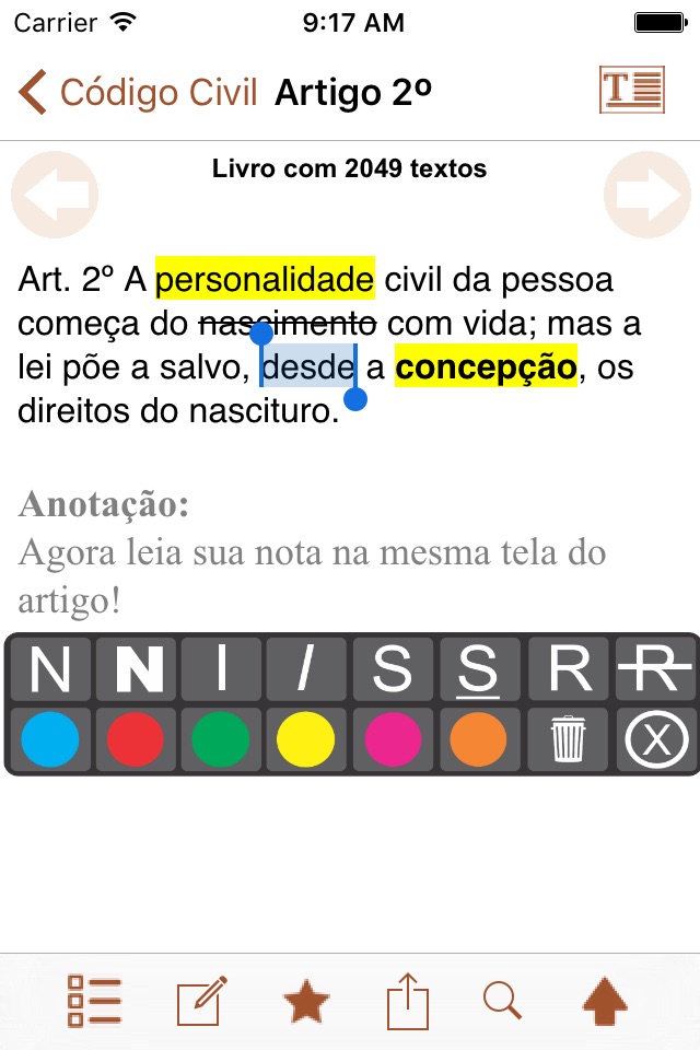 Vade Mecum Lite Direito Brasil screenshot 3