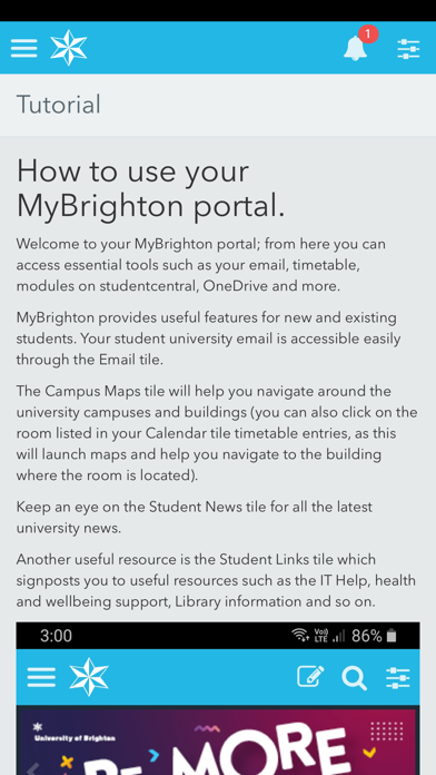 MyBrighton screenshot 2