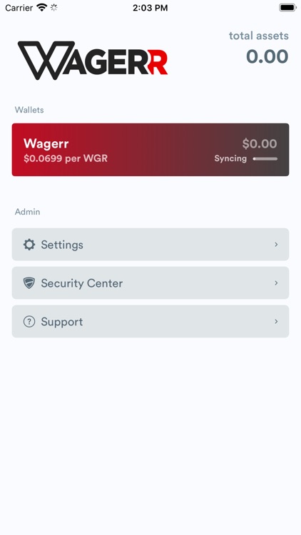 Wagerr Wallet