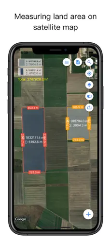 Screenshot 1 Planimeter Pro for map measure iphone