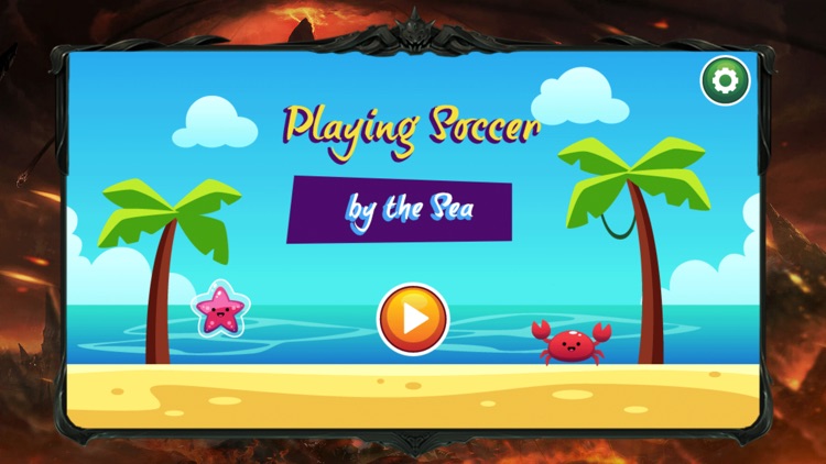 Playing Soccer by the Sea