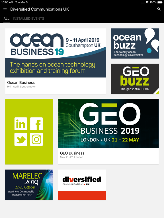Screenshot #5 pour Diversified Communications UK