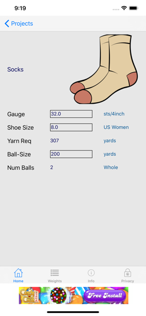 Knitting Yarn Calc(圖6)-速報App