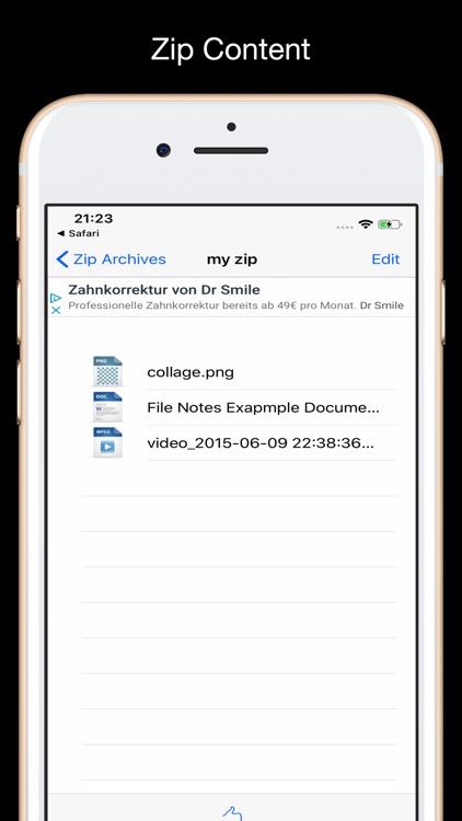 Zip Viewer Unzip And Archive By Oliver Koehler