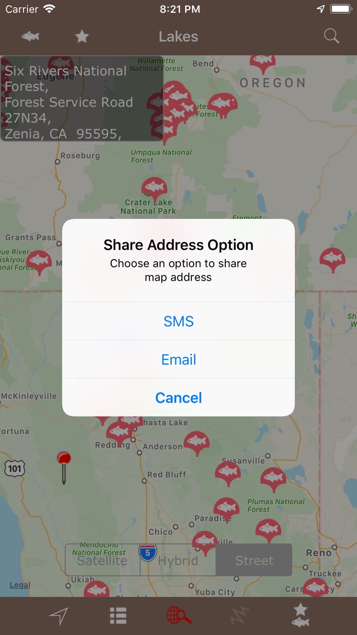 California  Oregon Fish Lakes