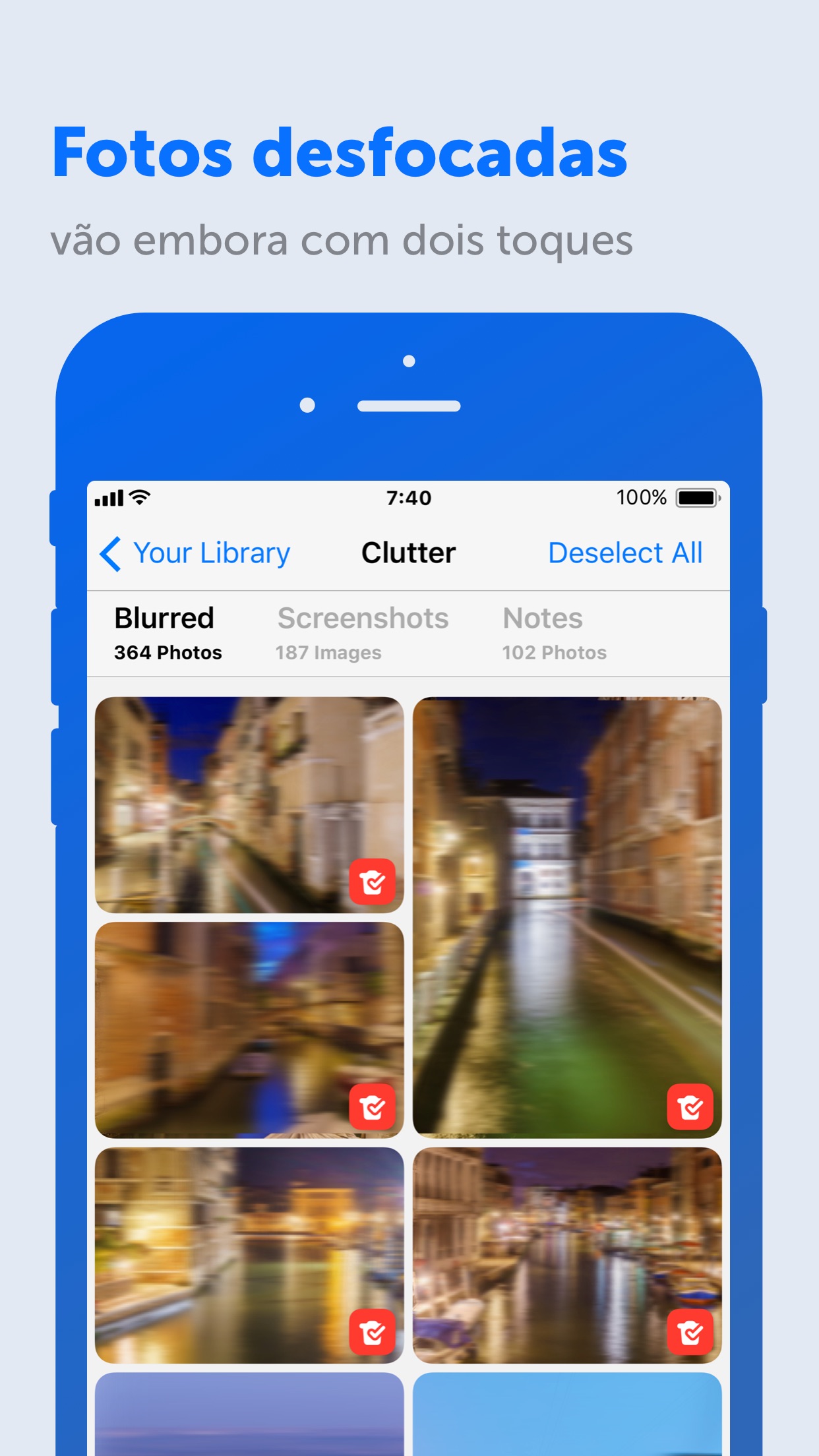 Screenshot do app Gemini Photos