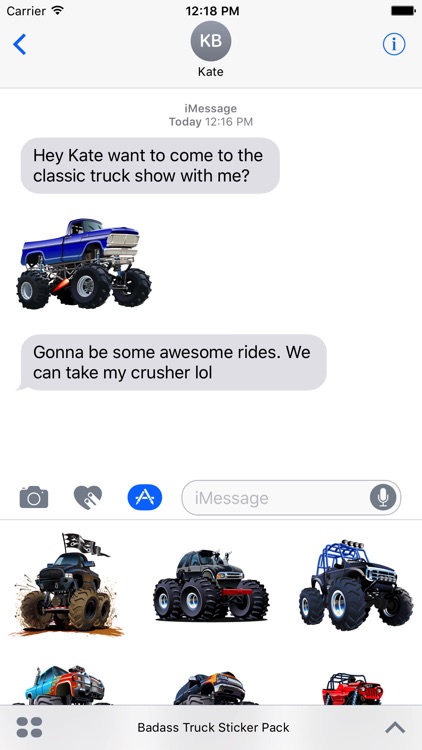 Badass Truck Sticker Pack screenshot-4