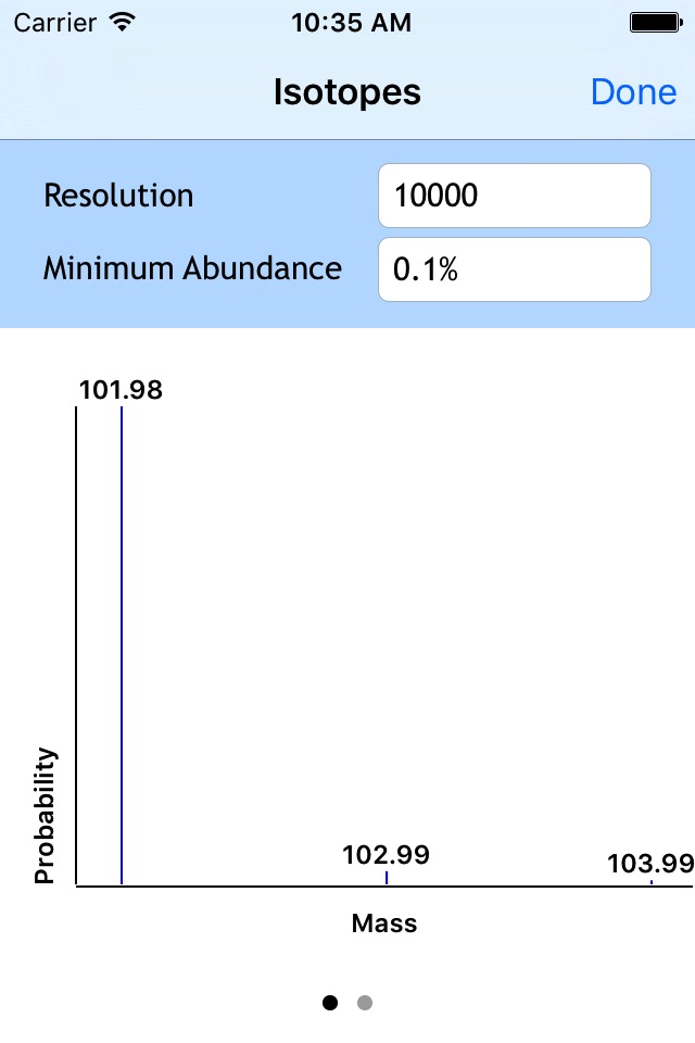 Accurate Mass Tool screenshot 3