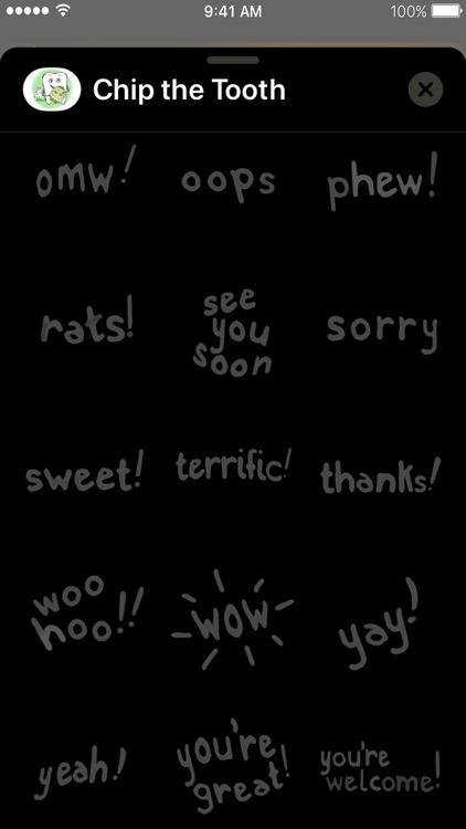 Chip the Tooth cute stickers screenshot-9