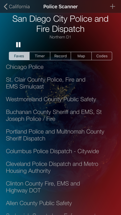 Police Scanner Radio Pro (Music & News Stations) Screenshot 5