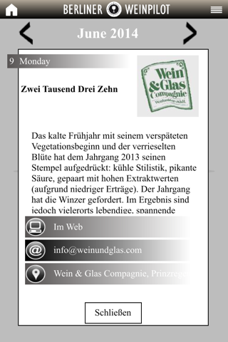 Berliner Weinpilot screenshot 2