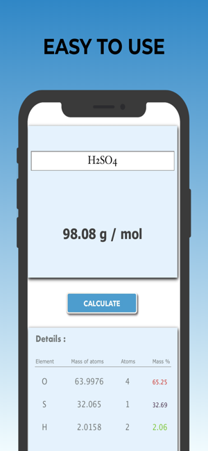 Molar Mass Calculator Pro(圖4)-速報App