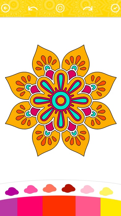Draw Mandala Coloring Book screenshot 4