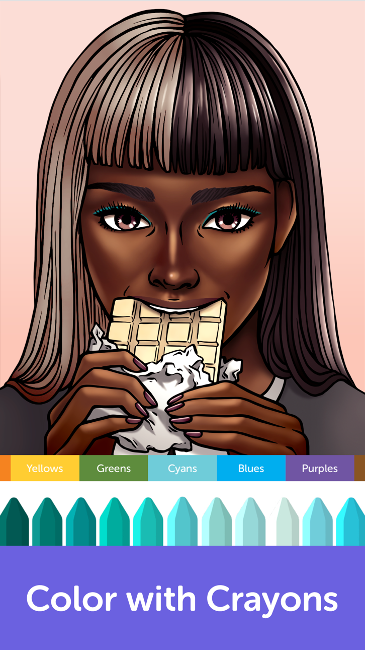 Recolor - Adult Coloring Book Modded screenshot 5 - iOS app interface