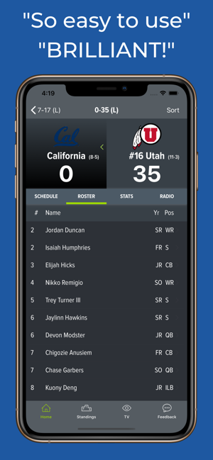 California Cal Football App(圖3)-速報App