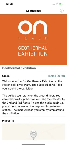 Game screenshot ON Geothermal Exhibition apk