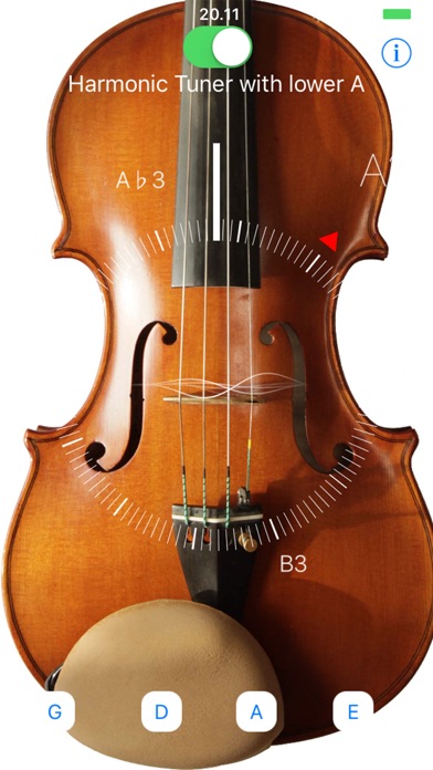 How to cancel & delete Harmonic Violin Tuner from iphone & ipad 1