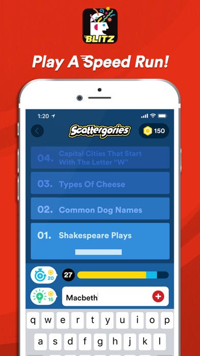 Scattergories Blitz screenshot1