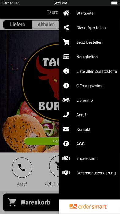 Tauro Burger screenshot 2