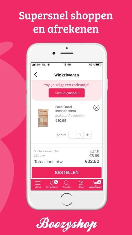 Boozyshop - dé make up app