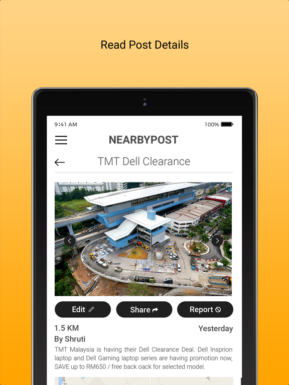 Screenshot #6 pour Nearby Post Promotion News