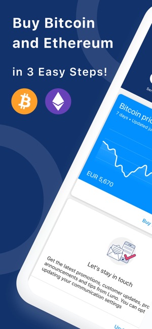 Luno Bitcoin Cryptocurrency Im App Store - 