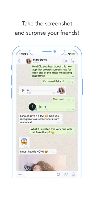 Fake It - fake chat creator(圖5)-速報App