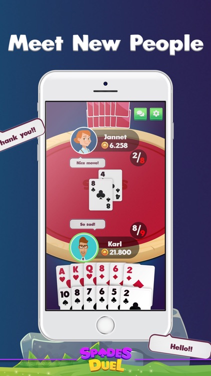 Spades Duel Online Card Game screenshot-7