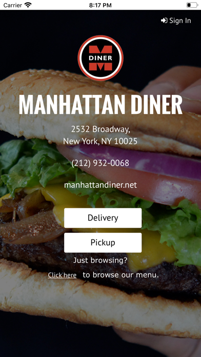 Manhattan Diner screenshot 2