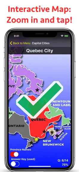 Game screenshot Canada Map Quiz: Education Ed. mod apk