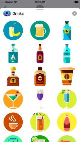 Game screenshot Drinks Sticker Pack mod apk