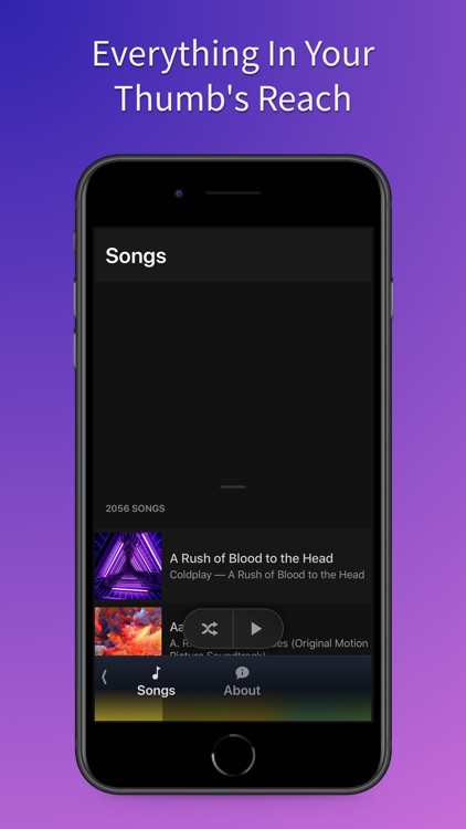 Minimal Music Player screenshot-3