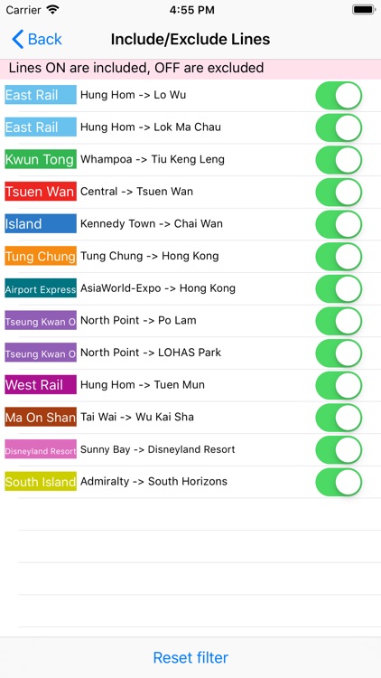 Hong Kong Metro Route Planner screenshot-7