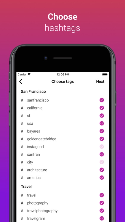 InstaTag - #hashtag Manager screenshot-3