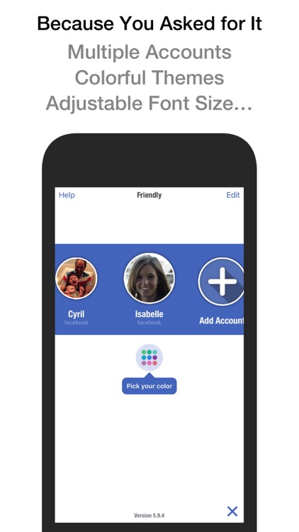 Friendly Plus for Facebook screenshot-3