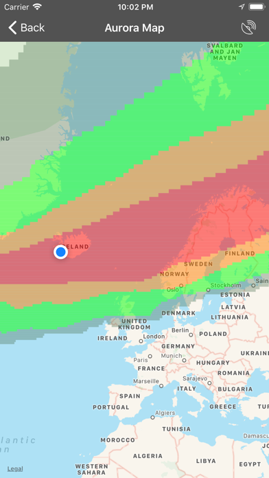 My Aurora Forecast Pro Screenshot 2