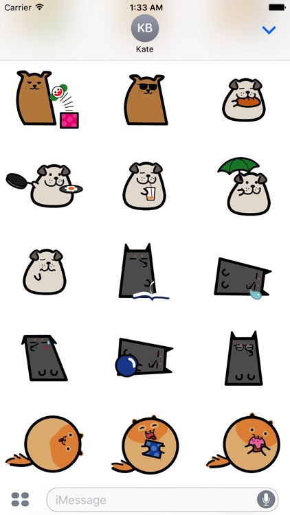 CUTE CAt DOg Animated Sticker