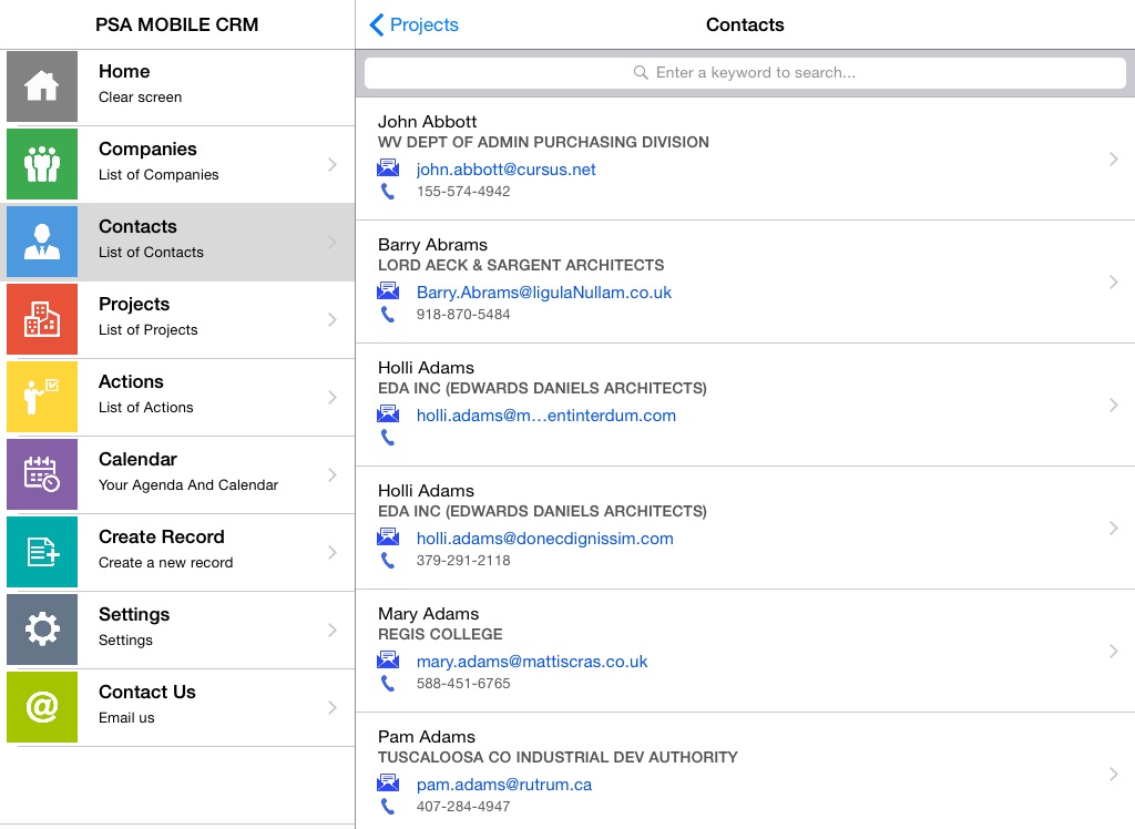 Project-SalesAchiever CRM screenshot 3