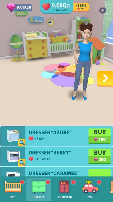 Baby & Mom Idle Life Simulator Screenshot on iOS