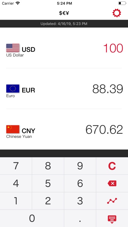 Currency Converter - $€¥