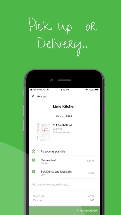 Lime Kitchen Food Ordering