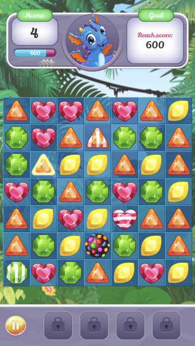 3 Candy: Gems and Dragons screenshot 2