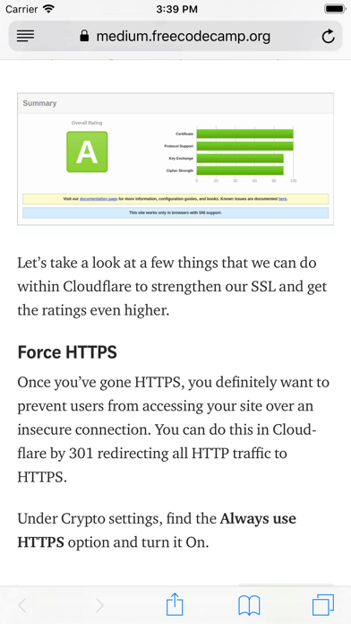 HTTPS Now for Safari screenshot 2