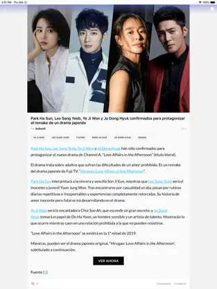 Captura 4 Soompi – K-Pop & K-Drama News iphone
