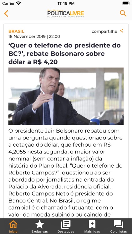 App Política Livre