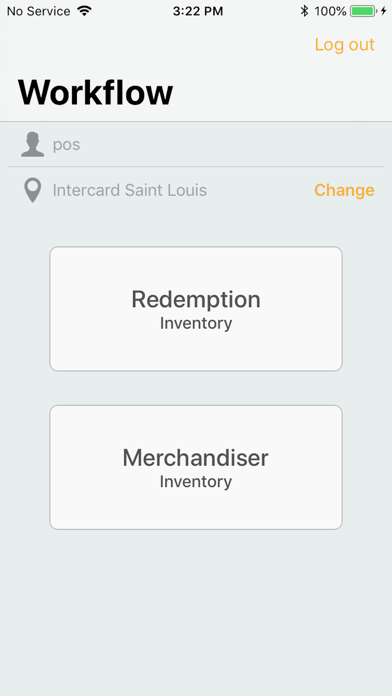 Intercard Inventory App screenshot 2